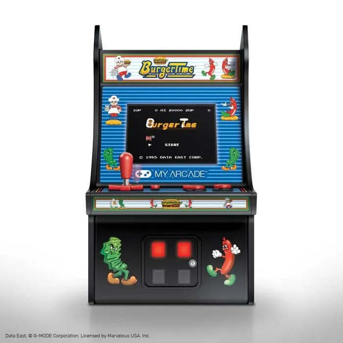 Console portable - My Arcade - BurgerTime Micro Player - Écran couleur 2.75" - Design rétro - Contrôle du volume-3