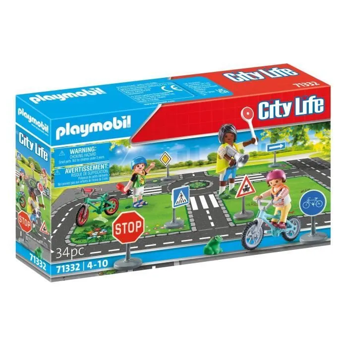 PLAYMOBIL 71332 Classe sécurité routière, My Life, 34 pièces, Dès 4 ans-0