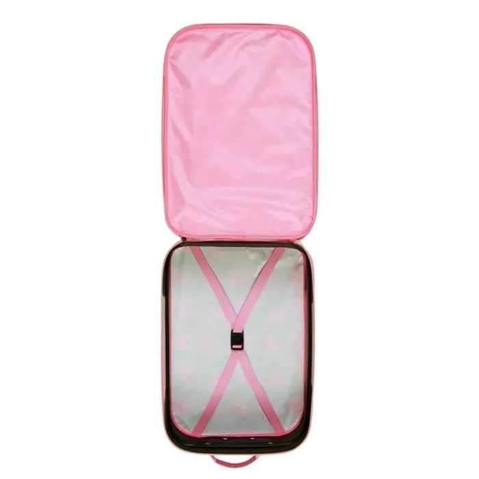 Valise Trolley Soft 3D - Barbie Pets - Rose - Semi-rigide - 2 roulettes - Taille Unique-3