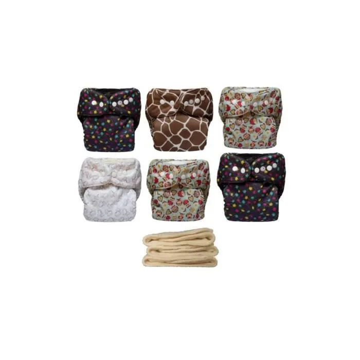 Pack COMPLET couches lavables Sweet Lili imprimé-0