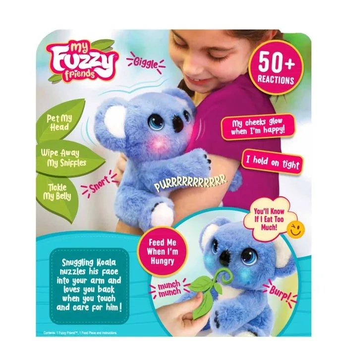 Peluche Joy toy - 42768 - Peluche Koala Interactive Fuzzy Friends dans Un Emballage Cadeau 22,7 x 13,5 x 25,4 cm-2
