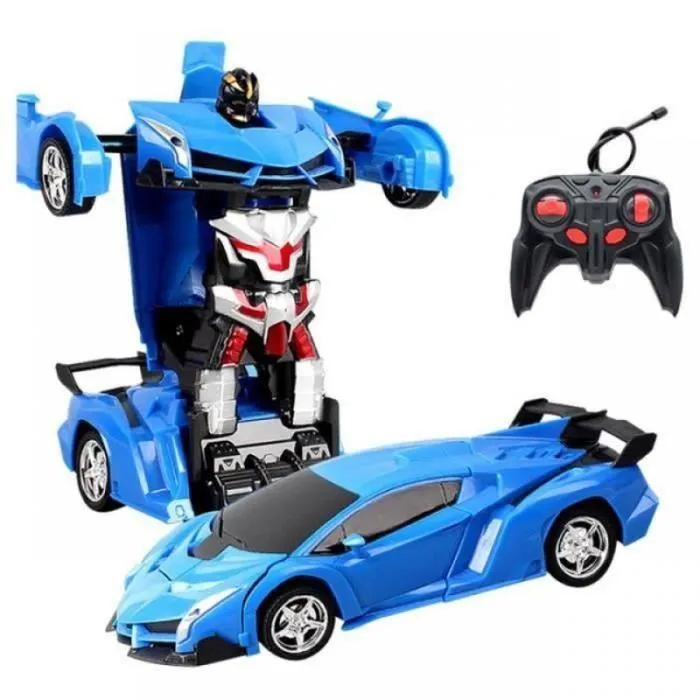 2022 Voiture Robot Transformable Télécommandé à Distance pour Garçon Modèle de Sport Cool avec Manette-0