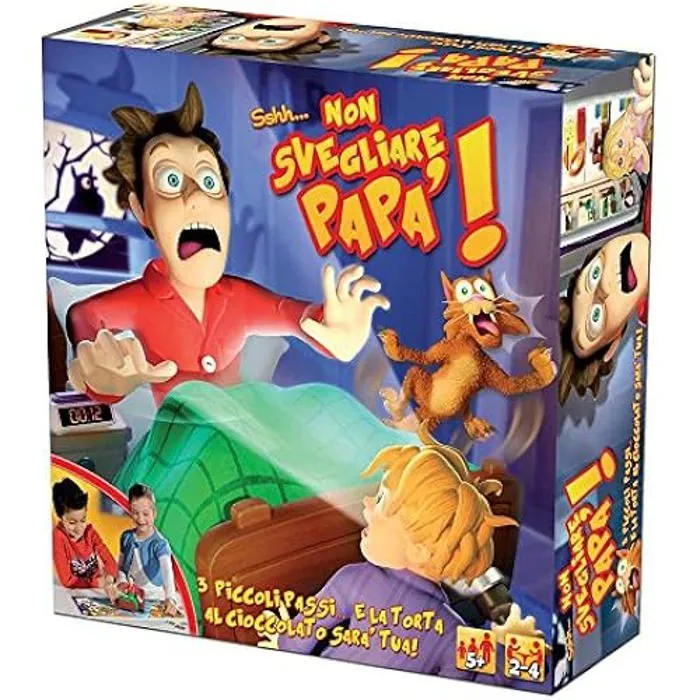 Jeu de plateau Rocco 70583.106 - Ne réveille pas papa - GOLIATH - Multicolore - A partir de 5 ans-0