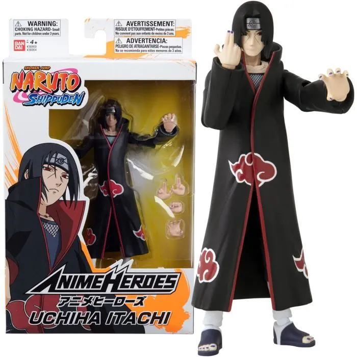 Figurine Anime Heroes 17 cm - Itachi Uchiwa - BANDAI - Naruto Shippuden-0