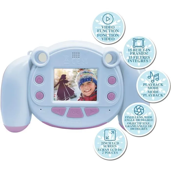 APN enfants La Reine des Neiges avec fonction photo et vidéo-2