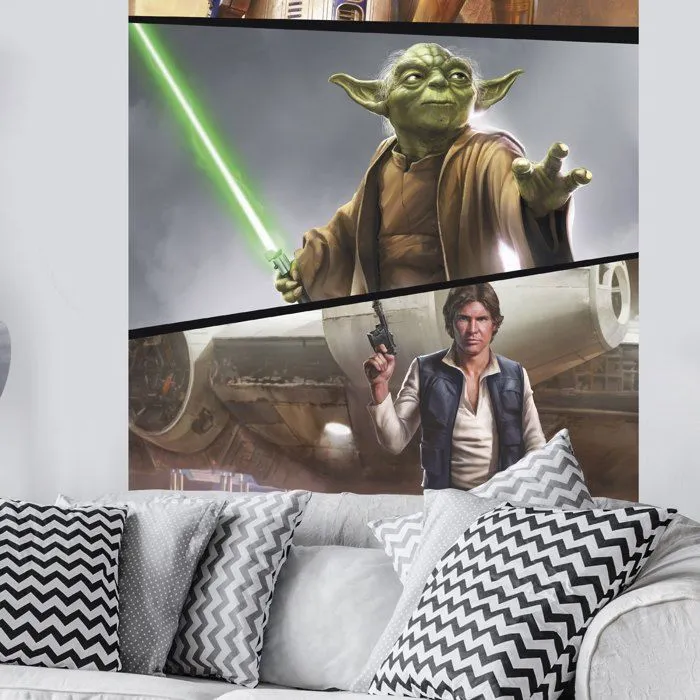 Poster géant intissé - Star Wars - Alliance Rebelle - H 200 x L 120 cm - Décoration murale - Enfant-0