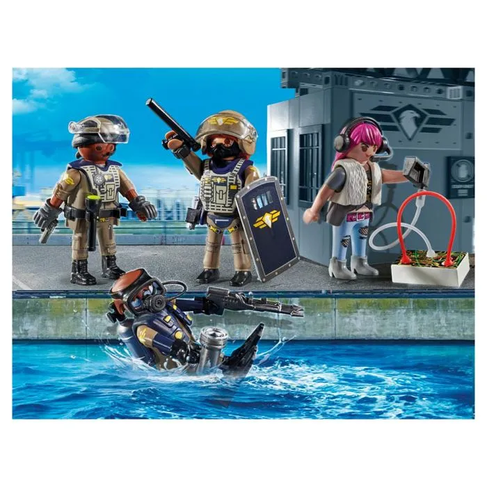 Playmobil - City Action - Equipe des forces spéciales avec bandit - Jouet d'action pour enfant de 5 ans et plus-2