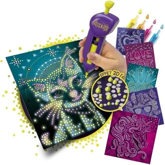 Jeu de coloriage - LANSAY - 20285 - Pixelo Phospho 2D-2