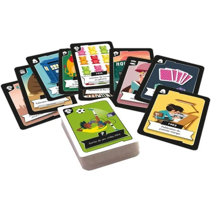 Timeline Twist Pop Culture|Asmodee - Jeu de cartes coopératif - 2 à 6 joueurs - À partir de 8 ans-1