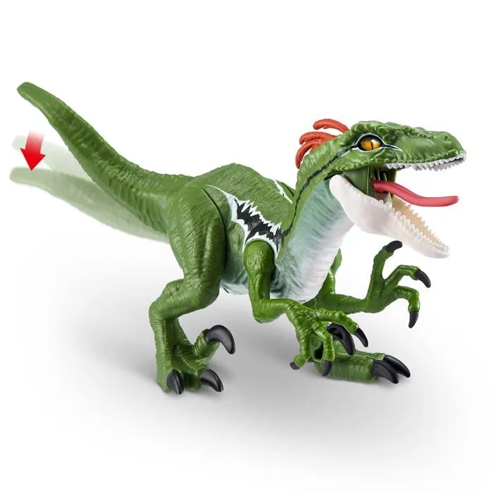 Robo alive - 7187 - Dino Action Raptor Jouet robotique a Piles par ZURU-0