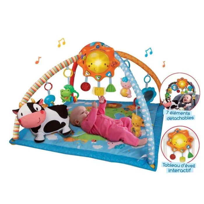 VTECH BABY - Lumi Tapis des P'tits Copains Bleu-1