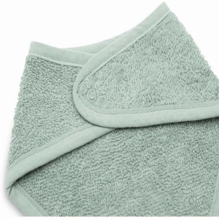 Bavoir Bandana Vert Cendré - JOLLEIN - Taille unique - 100% coton-jersey-1