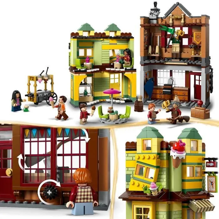 LEGO Harry Potter 76452 Magasin d'Accessoires de Quidditch et Marchand de Glaces Jeu 8 ans-2