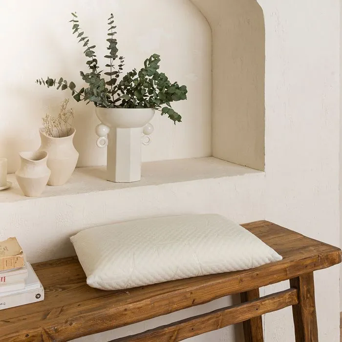 Oreiller 30x50 cm SERENITE | Mousse avec mémoire de forme | Blanc-1