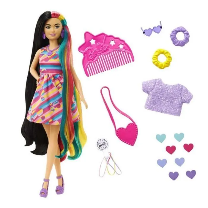 Poupée Barbie : Barbie Ultra-Chevelure 3 Coloris Unique-0