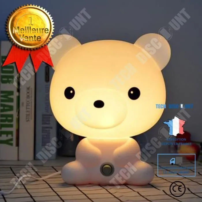 TD® Veilleuse LED Cartoon Lampe Enfant, Lampe de chevet, Lampe de Table, Lampe de Nuit pour Bébé Cadeau de Noël, cadeau d'anniversai-0