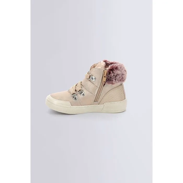 Boots - Mod 8 - Arisnow - Rose clair métallisé - Système de fermeture: Lacets et boucle - Confort optimal-2