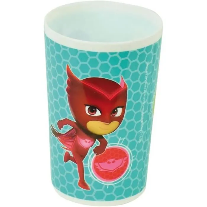 Lot avec verre , bol, couverts et assiette Jemini Pyjamasques-3
