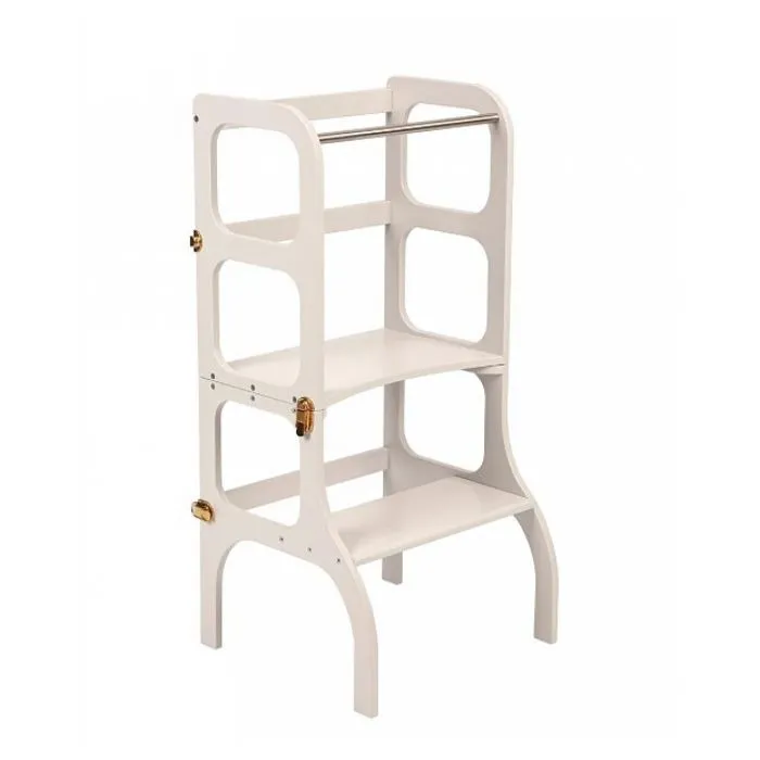 Tour d'apprentissage - Ette tete - TGrG - Table Step'n'Sit - Beige - Bois - 48x59x7cm-0