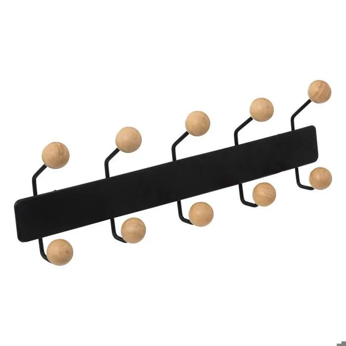5five - patère 10 têtes bois metal-0