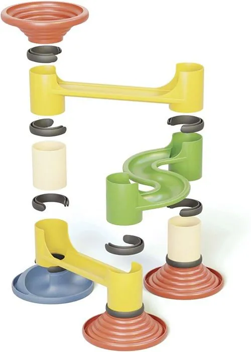 Quercetti - 86502 Play Bio Migoga Junior - Circuit Billes pour Bébé-4