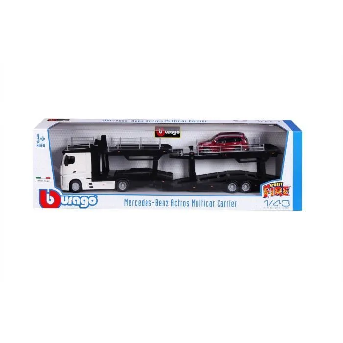 BURAGO Voiture StreetFire Camion Mercedes Benz Actors en métal à l'échelle 1/43ème-3