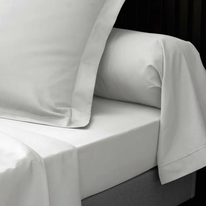 Taie d'oreiller - Percale - 50x70 cm - 100% coton - Blanc - Élégance chic-2