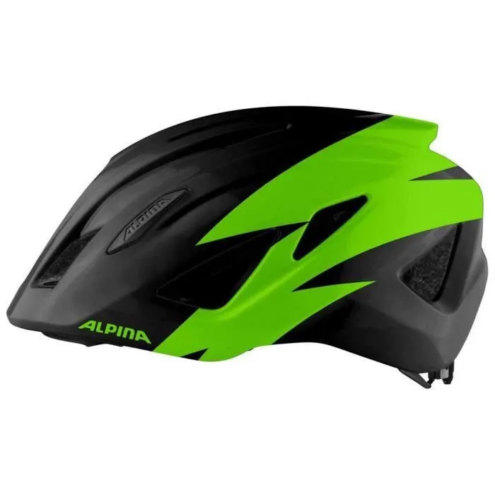 Casque de vélo - ALPINA - PICO - Noir/vert brillant - 50-55 cm - Enfant-3