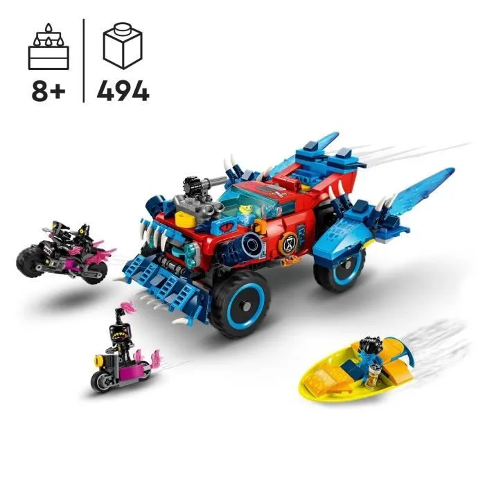 LEGO® DREAMZzz 71458 La Voiture Crocodile, Jouet de Voiture 2-en-1, un Monster Truck-1