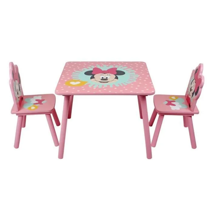 Set de table avec 2 chaises pour enfants Disney Minnie-1