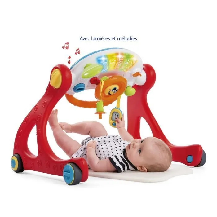 Portique multi-activités 4 en 1 - CHICCO - Jeux d'éveil - Rouge - Mixte - A partir de 3 mois-1