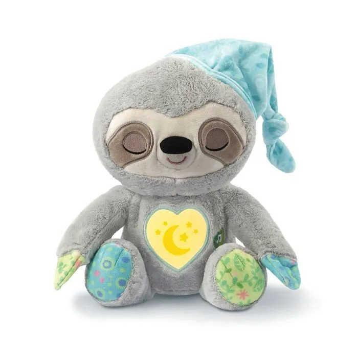 Peluche Vtech - 80-548222 - Baby - Nanas Paresseux pour Dormir | Peluche pour bebe +0 Mois | Version ESP | Couleur Grise-2