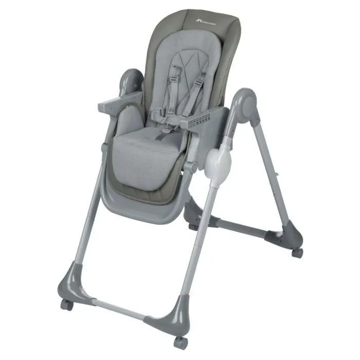 BEBECONFORT OLEA Chaise haute bébé, évolutive, multi-positions; de la naissance à 3 ans (15 kg), Mineral Gray-3