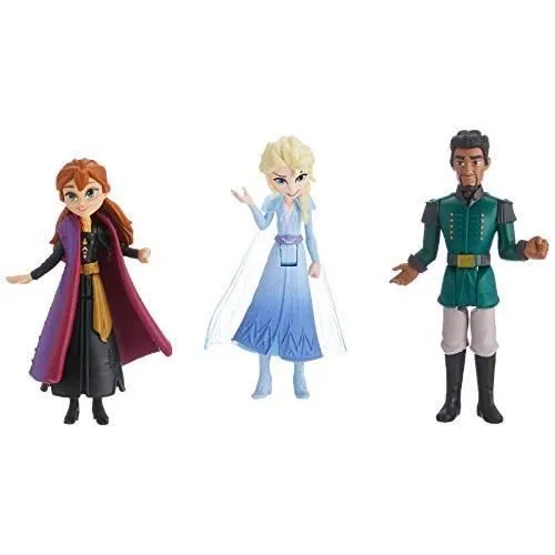 Disney La Reine des Neiges 2 - Coffret de Mini figurines Elsa, Anna et Matttias-0