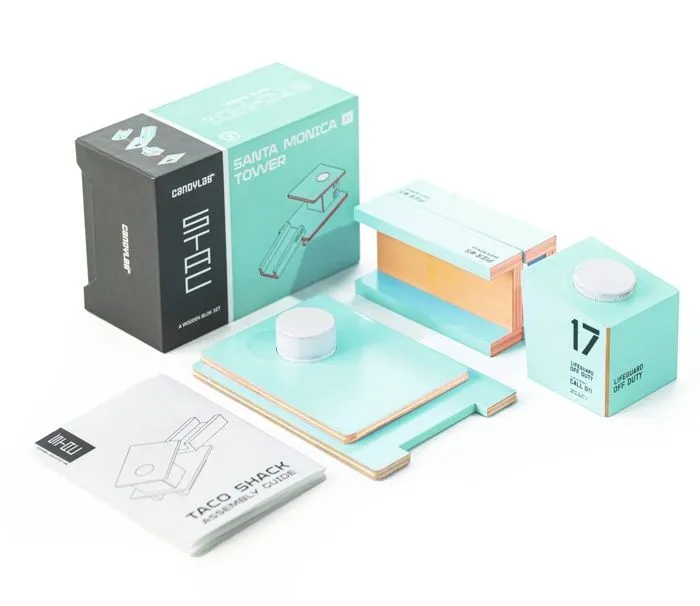 Candylab Toys - Beach Tower Teal Santa Monica - CANDY LAB-2