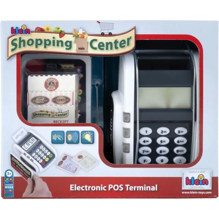 Terminal de paiement électronique avec carte bancaire et tickets de caisse - KLEIN - 9333-4