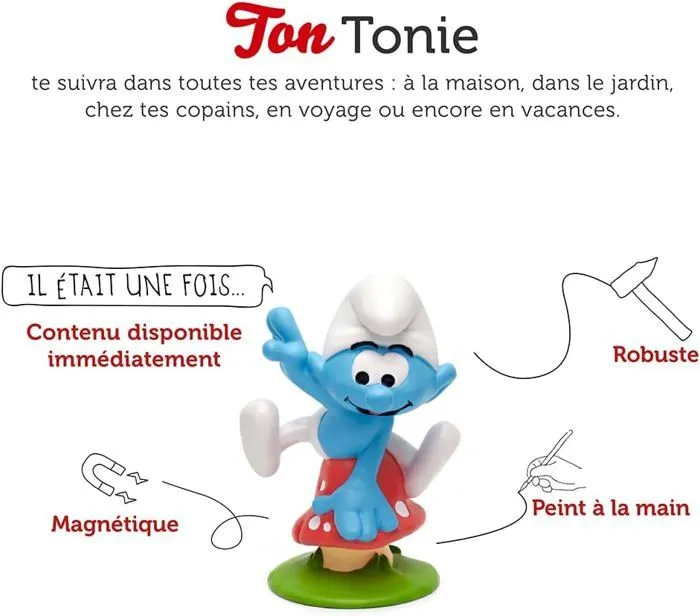 tonies - Figurine Tonie - Les Schtroumpfs - L'aéroschtroumpf - Figurine Audio pour Toniebox-1