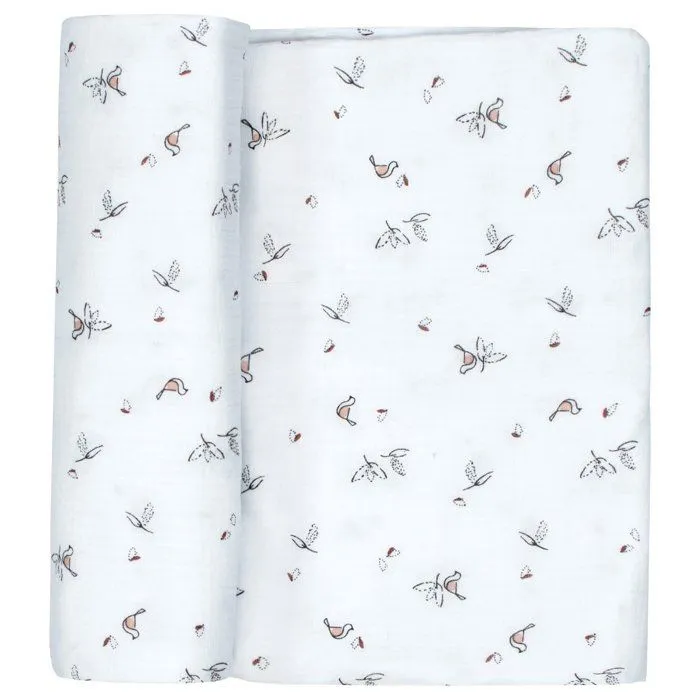 Maxi lange en gaze de coton Melody - SEVIRA KIDS - Mixte - 120x120 cm - Blanc-0