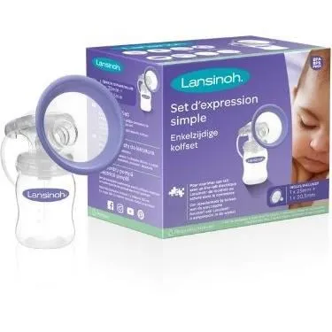 Set d'expression simple pour tire-lait électrique - Nombreux accessoires - Lansinoh-0