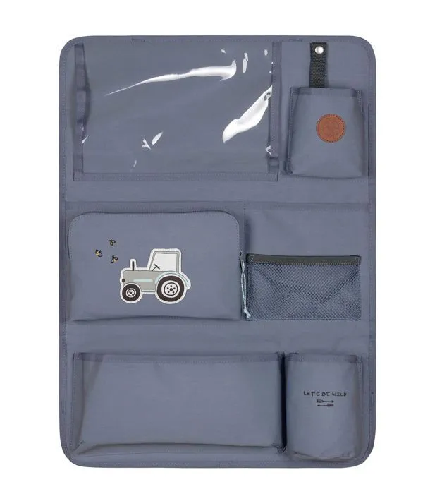 Sac de voyage - Lässig - Adventure Car Wrap-to-Go - Bleu et marron - 44x55 cm - 440g-0