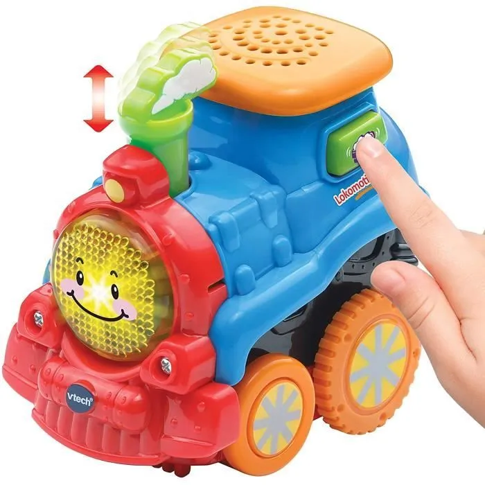 VTech Tut Tut Baby Flitzer Press - Go Locomotive Jouet pour bébé Multicolore - 80-515604-2