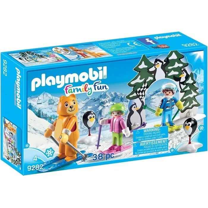 PLAYMOBIL - Family Fun - Moniteur de Ski avec Enfants - 9282-0