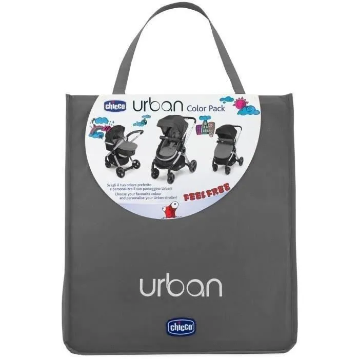 Accessoires Pack Color CHICCO - Pour pousette Urban - Anthracite-0