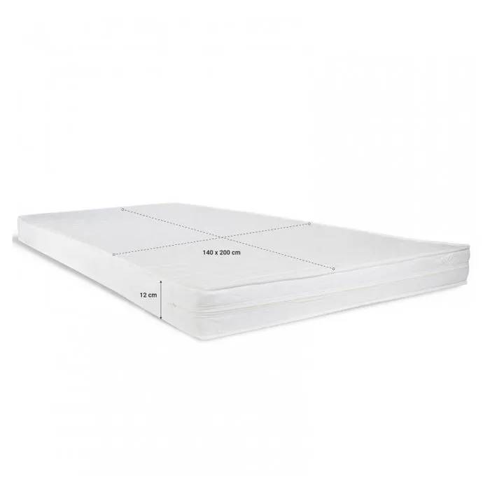 Lit capitonné avec matelas-2
