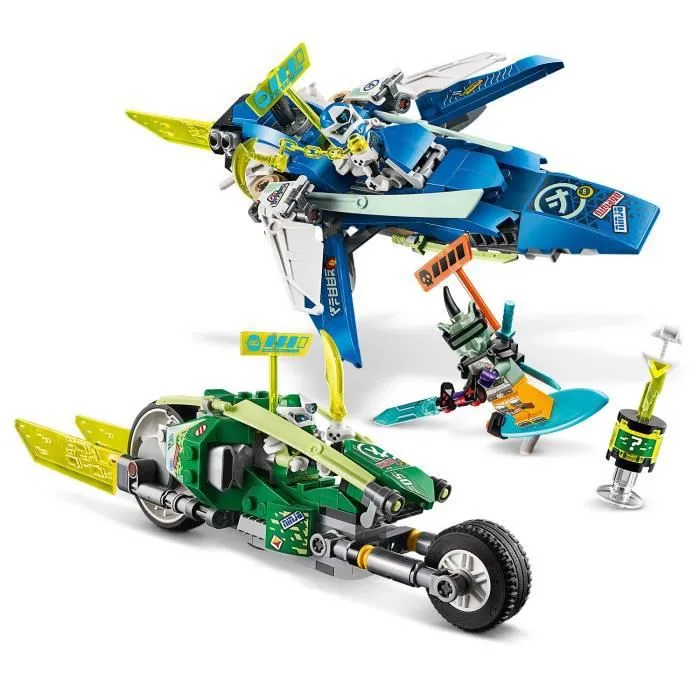 Set de jeu - LEGO® - NINJAGO® 71709 - Bolides de Jay et Lloyd - 322 pièces - À partir de 3 ans-2