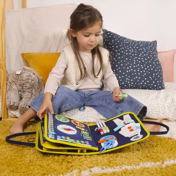 Pochette d'Activitées Espace - Montessori - JADE - Jeu Educatif - Voyage - Sensoriel - Jeu Pour Enfant - Design Français-4