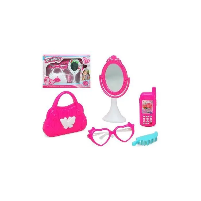 Ensemble de Beauté - BigBuy Fun - 112794 - Rose - Qualité pour enfants - 3 ans et plus-0