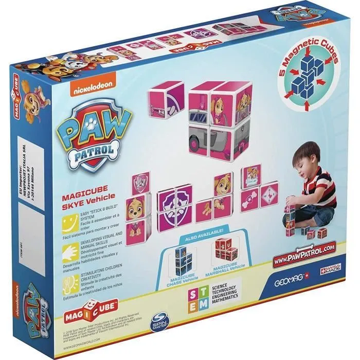 MAGICUBE - Pat' Patrouille Véhicule Stella (5 Cubes) - Modèle Aléatoire-4