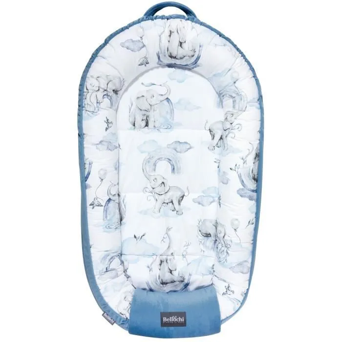 Bellochi Reducteur de Lit Bebe Cale Bebe pour Lit Cocon Bebe - 100% Coton 90 x 60cm - Nid de Bebe Baby Nest – JAMBO-3