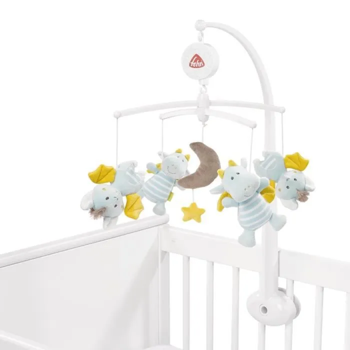 Fehn music mobile Little Castle40 cm blanc/bleu clair-1